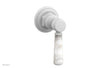 HEX TRADITIONAL / HENRI Volume Control/Diverter White Marble Lever Handle 500-37