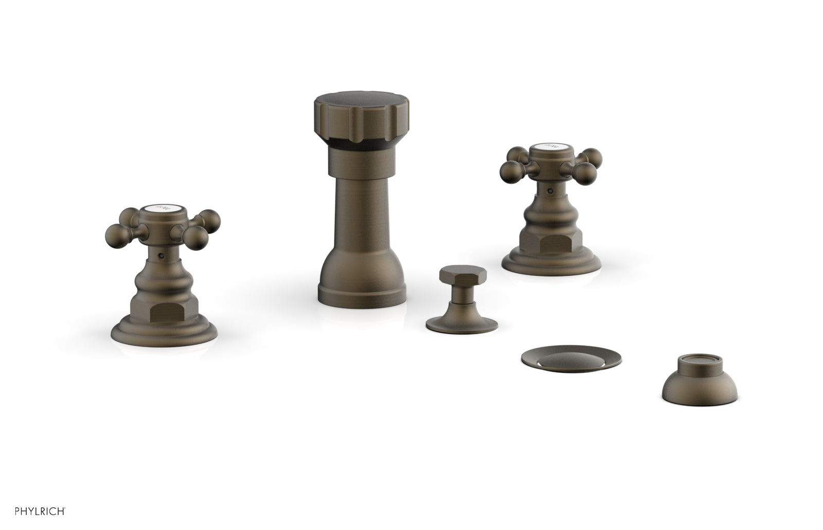 HEX TRADITIONAL Four Hole Bidet Set 500-60