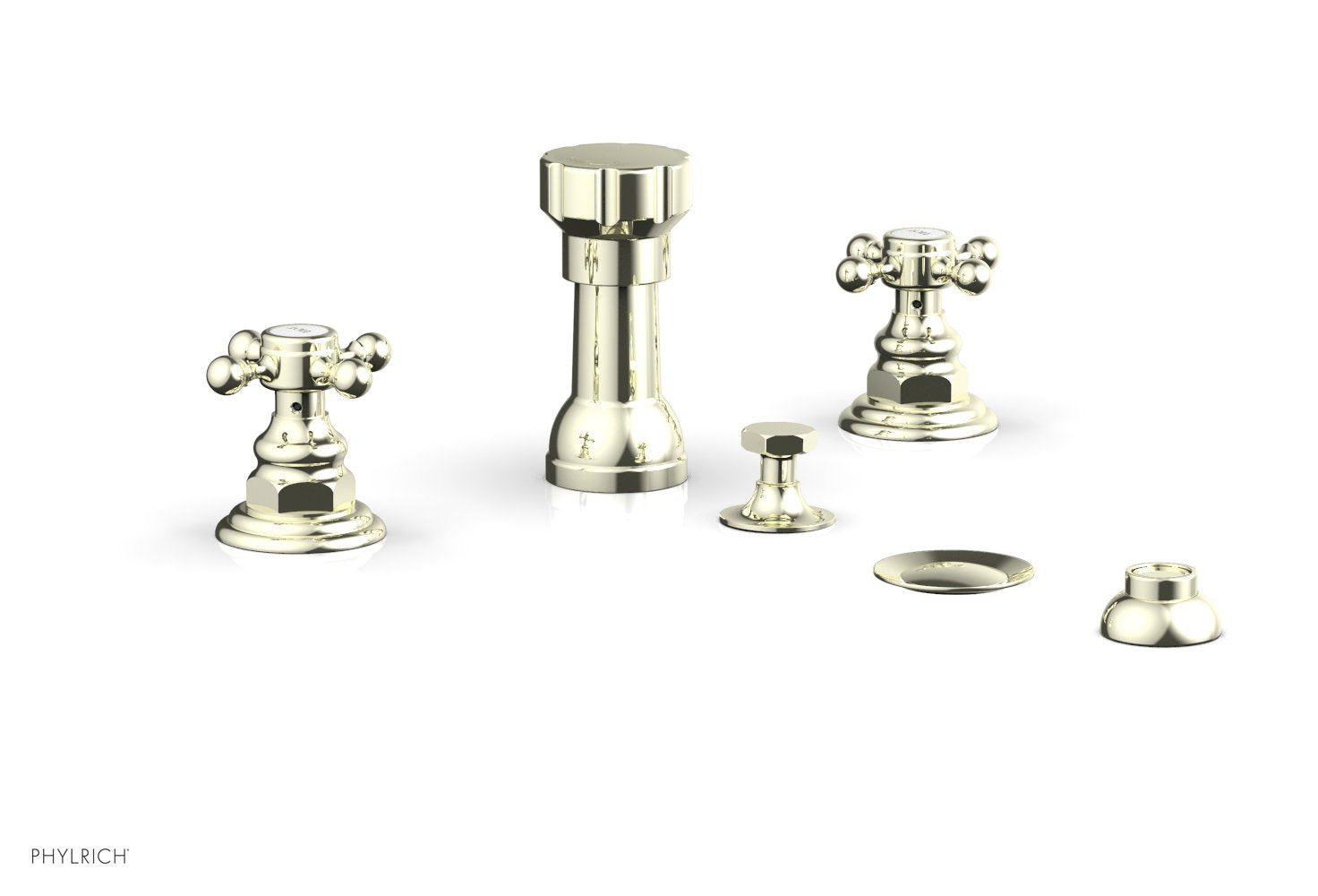 HEX TRADITIONAL Four Hole Bidet Set 500-60