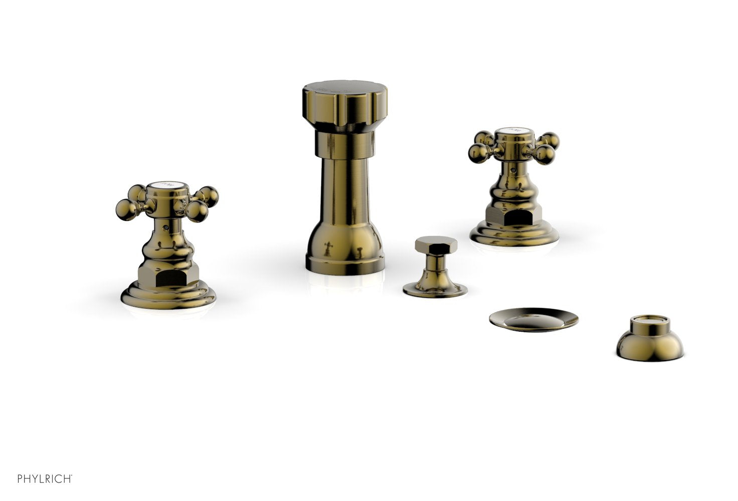 HEX TRADITIONAL Four Hole Bidet Set 500-60