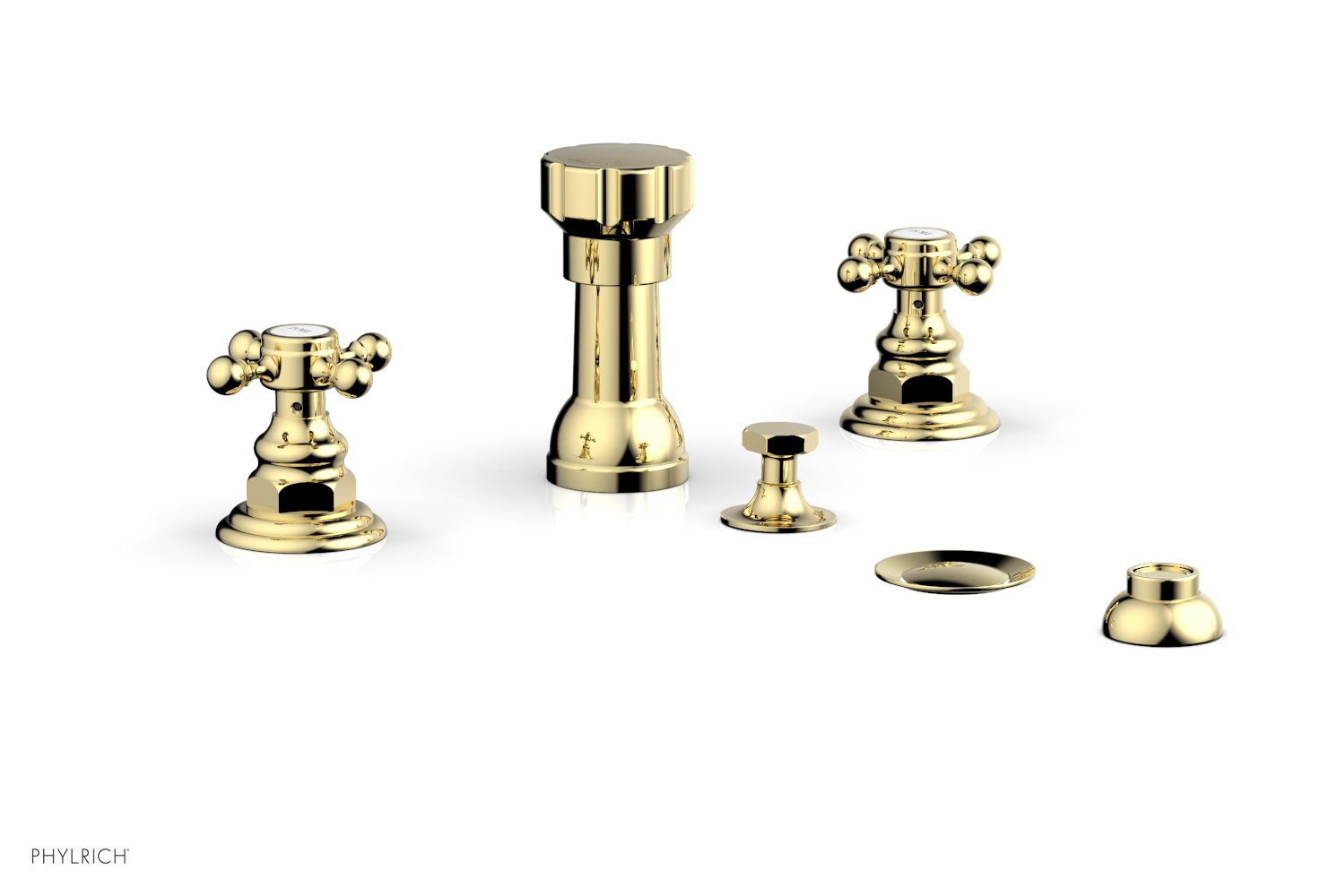 HEX TRADITIONAL Four Hole Bidet Set 500-60