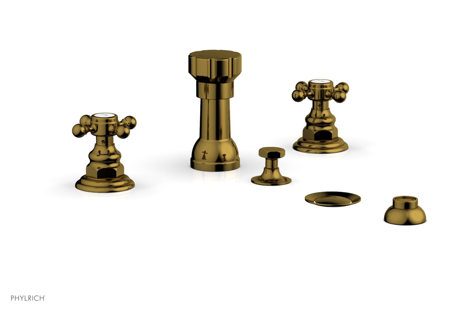 HEX TRADITIONAL Four Hole Bidet Set 500-60