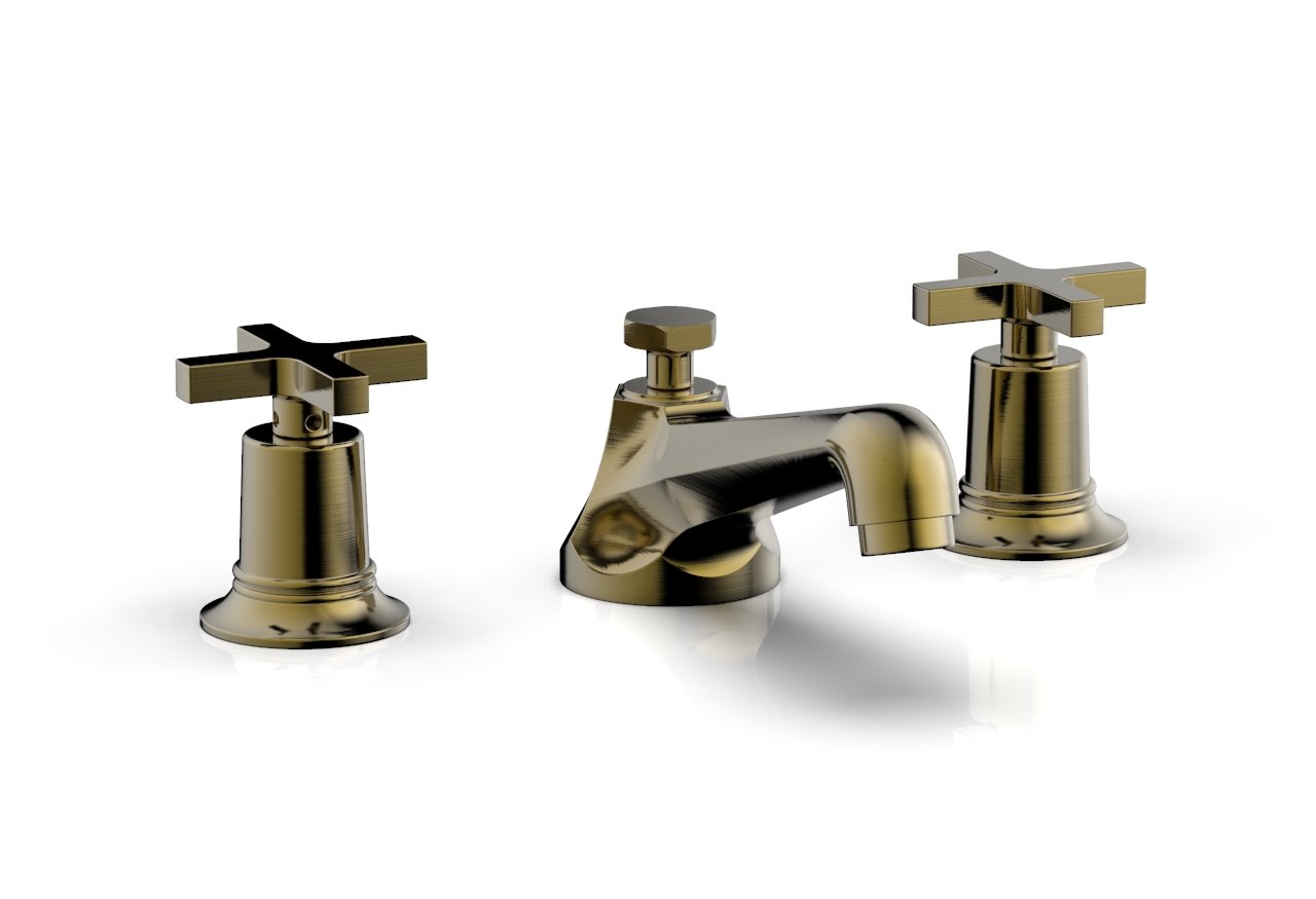 HEX MODERN Widespread Faucet Low Cross Handles 501-01