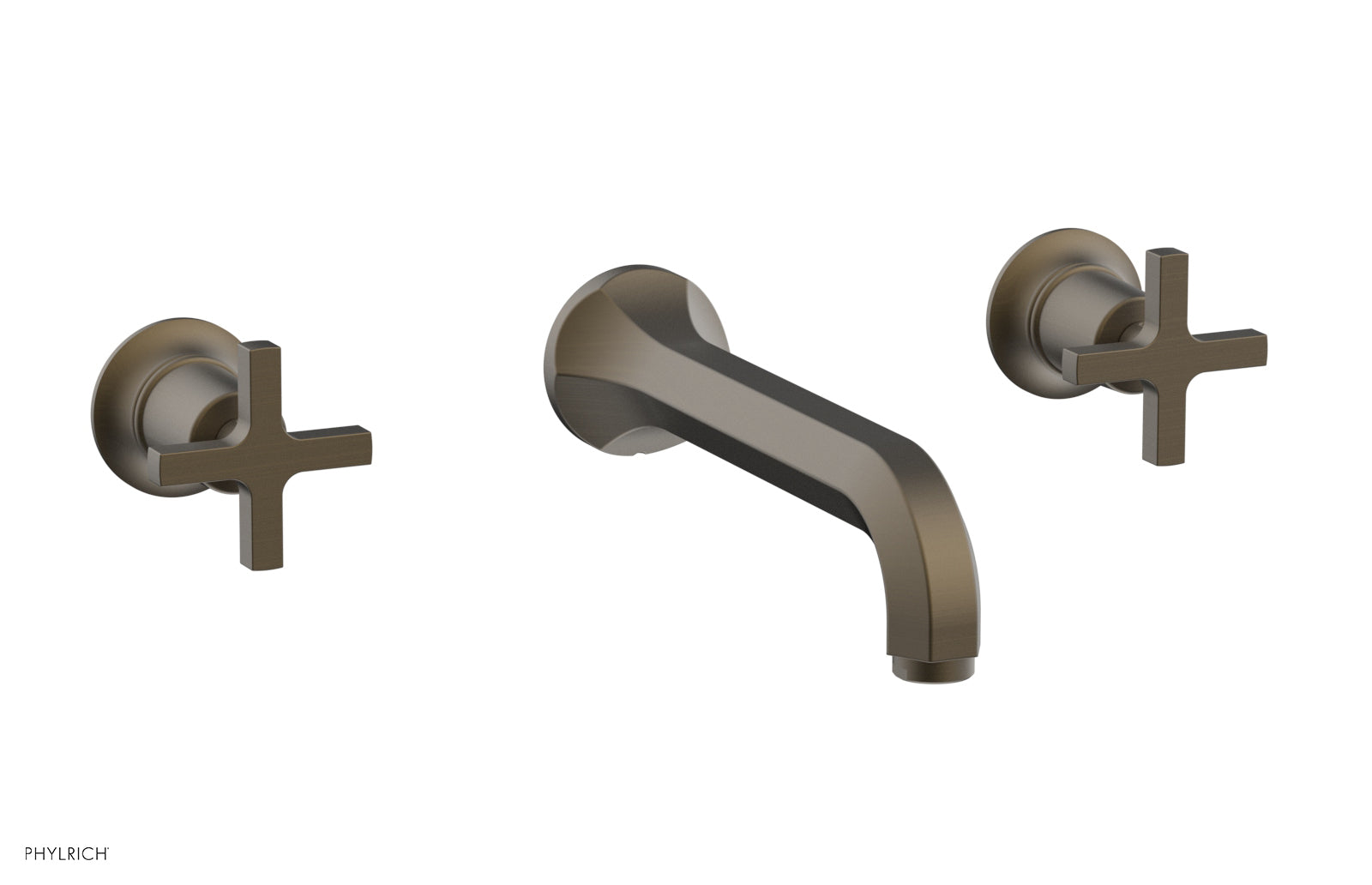 HEX MODERN Wall Lavatory Set - Cross Handles 501-11