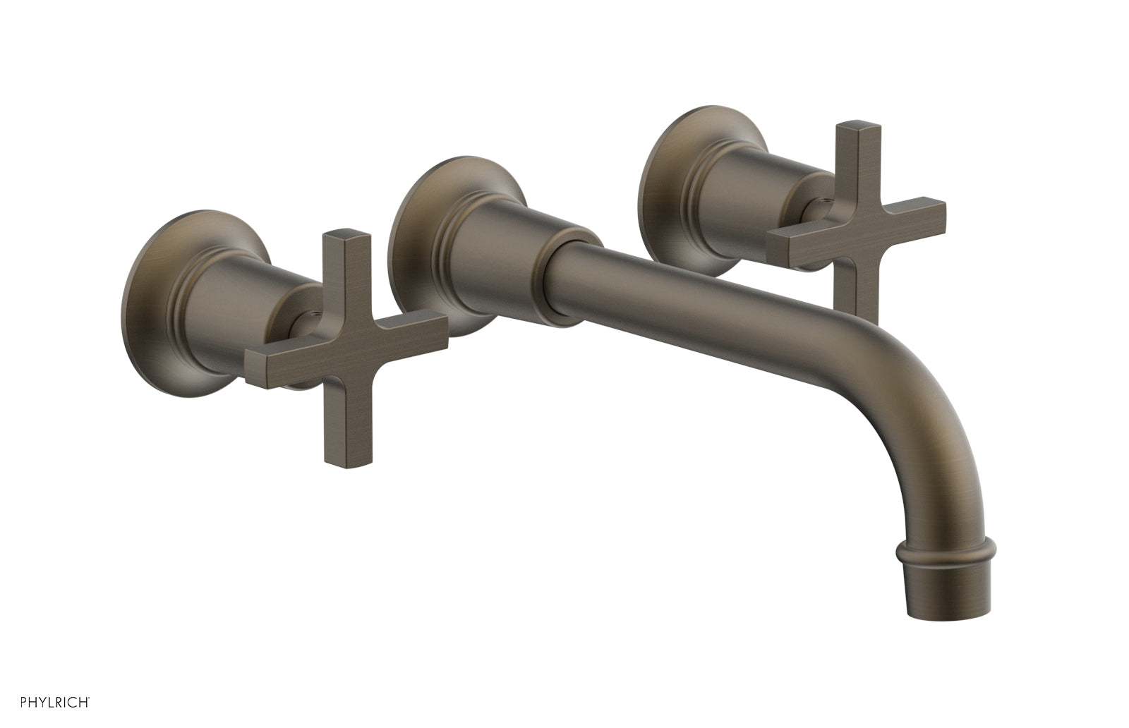 HEX MODERN Wall Tub Set - Cross Handles 501-58