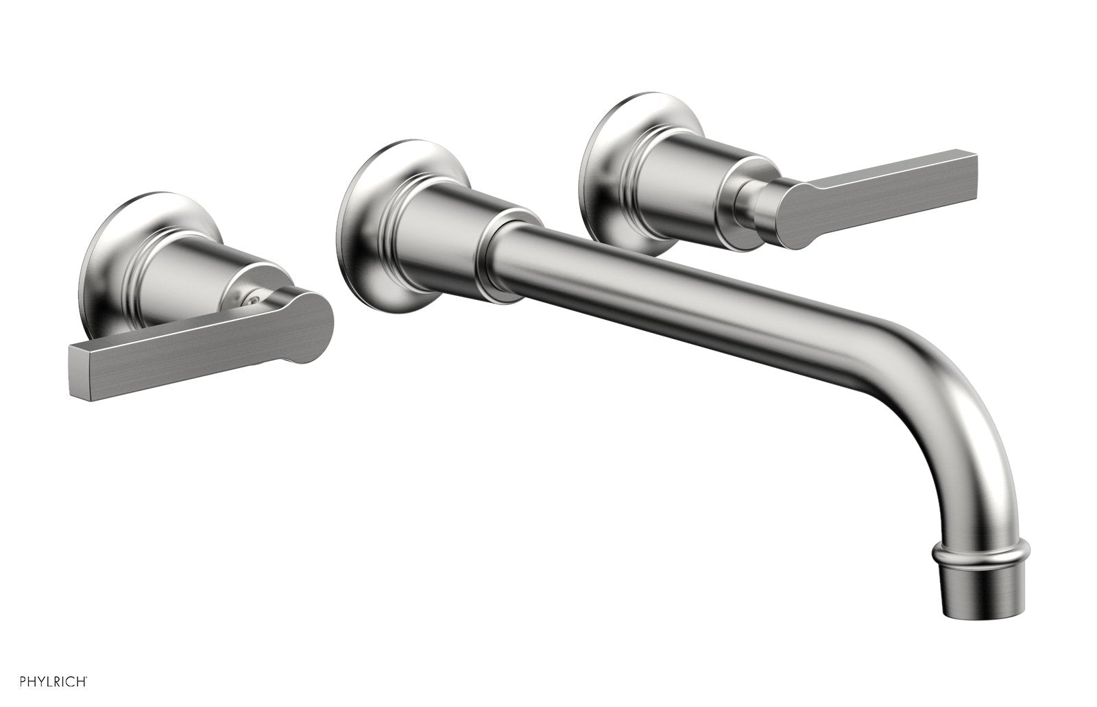 HEX MODERN Wall Lavatory Set 10" Spout - Lever Handles 501-14-10