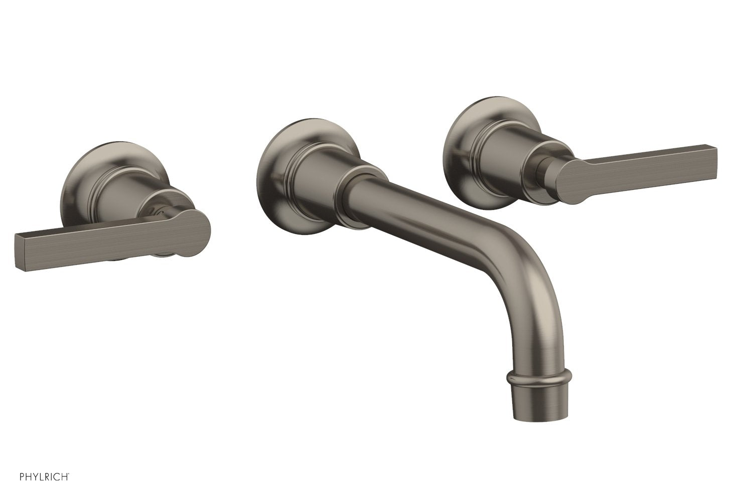 HEX MODERN Wall Lavatory Set with Lever Handles 501-14