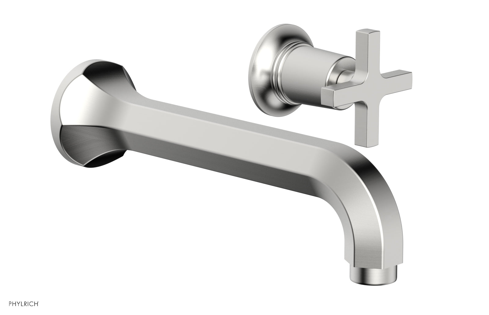 HEX MODERN Single Handle Wall Lavatory Set - Cross Handle 501-15