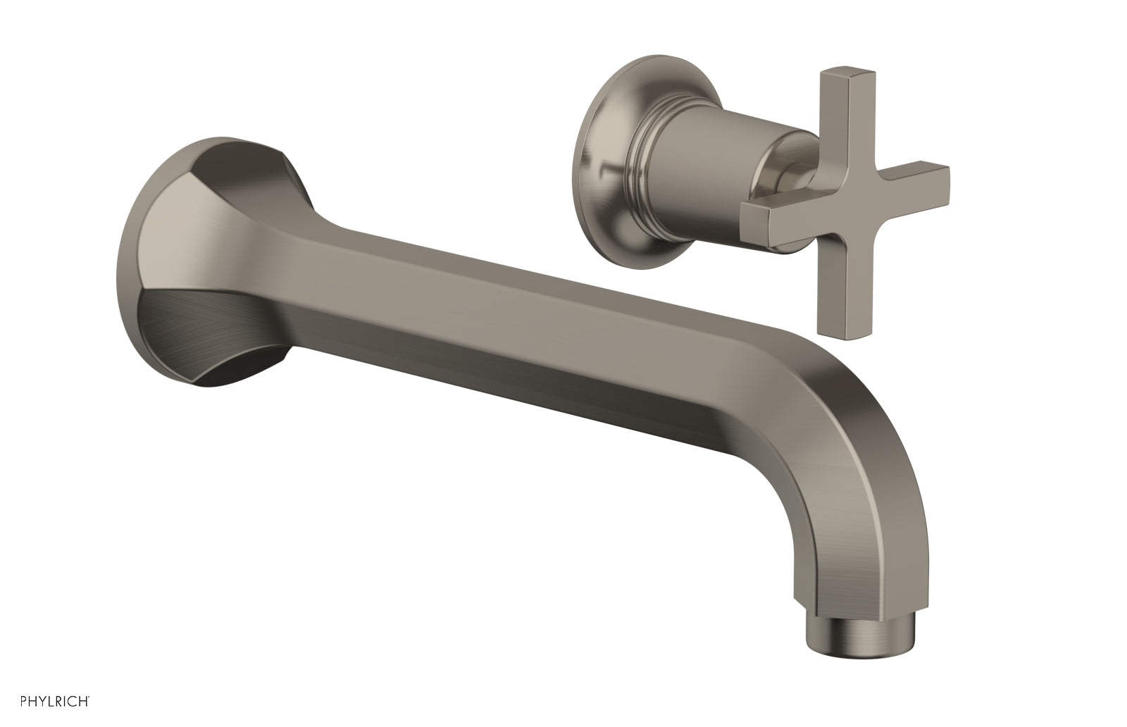 HEX MODERN Single Handle Wall Lavatory Set - Cross Handle 501-15