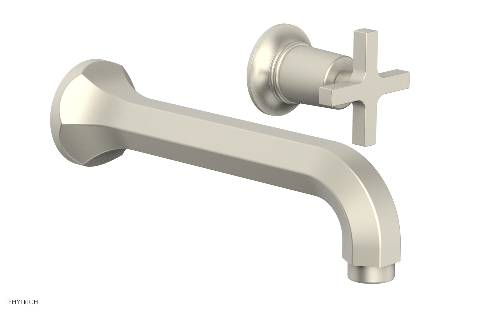 HEX MODERN Single Handle Wall Lavatory Set - Cross Handle 501-15