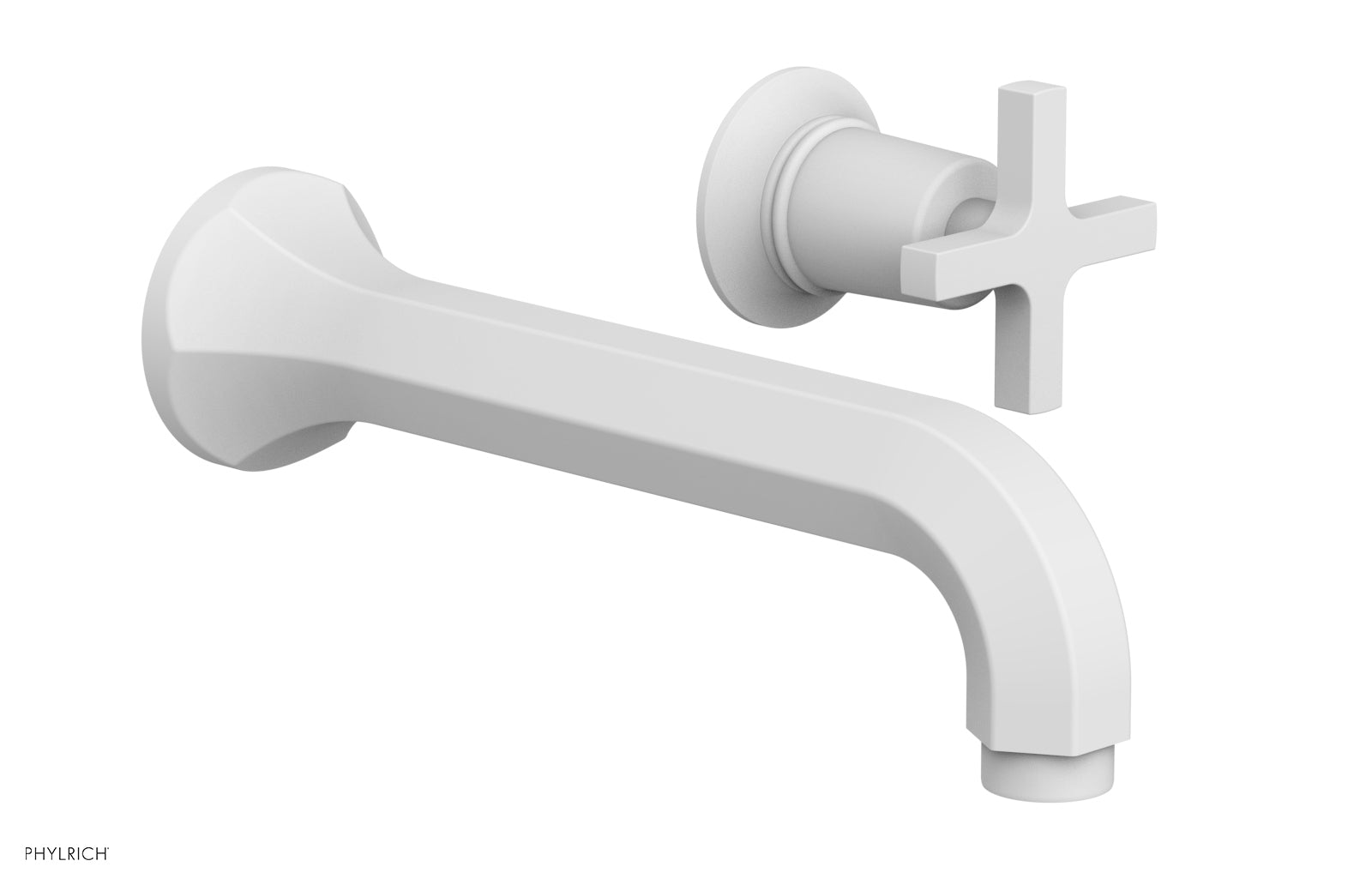 HEX MODERN Single Handle Wall Lavatory Set - Cross Handle 501-15