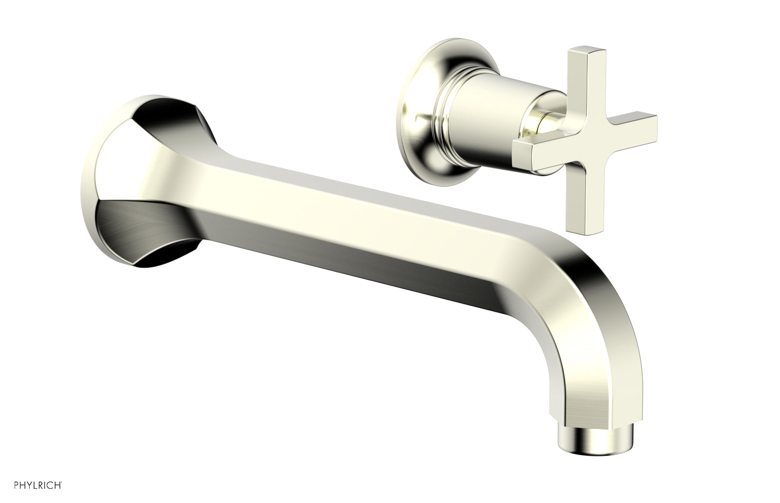 HEX MODERN Single Handle Wall Lavatory Set - Cross Handle 501-15