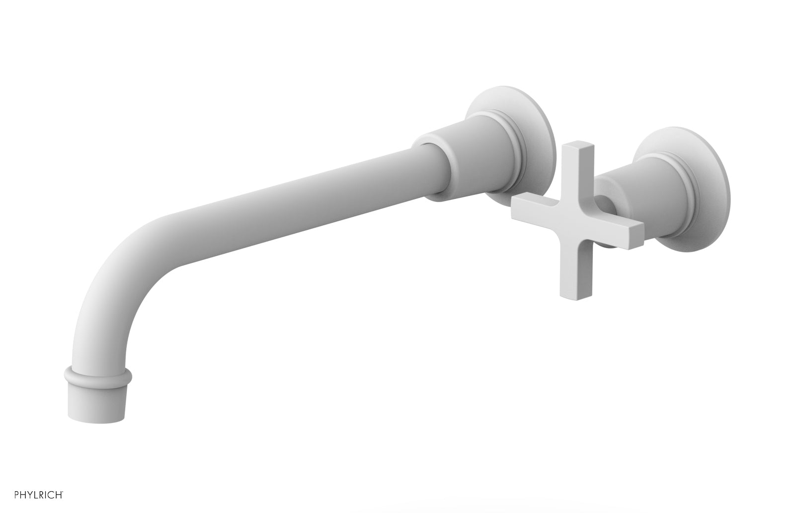 HEX MODERN 10" Single Handle Wall Lavatory Set - Cross Handle 501-17-10