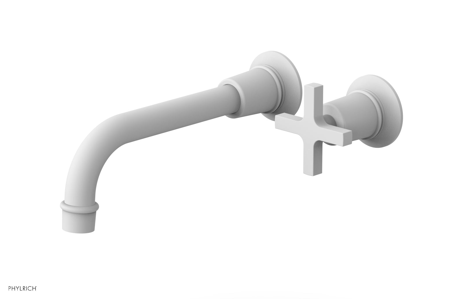 HEX MODERN Single Handle Wall Lavatory Set - Cross Handle 501-17