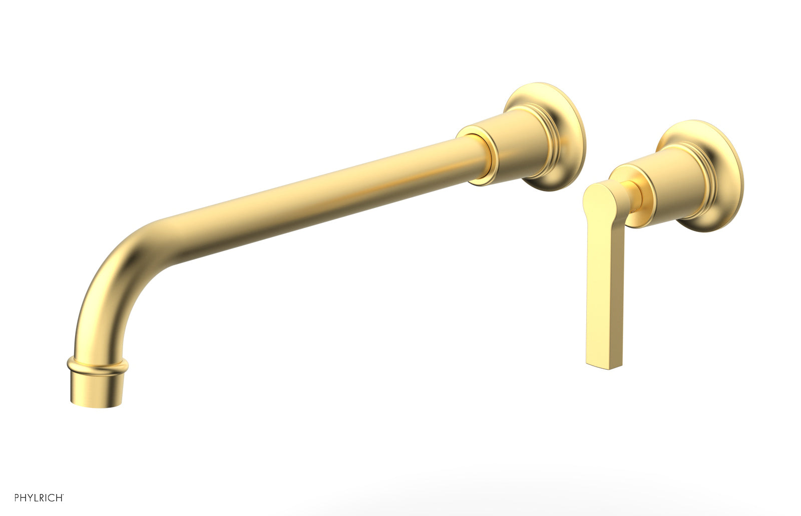 HEX MODERN 12" Single Handle Wall Lavatory Set - Lever Handle 501-18-12