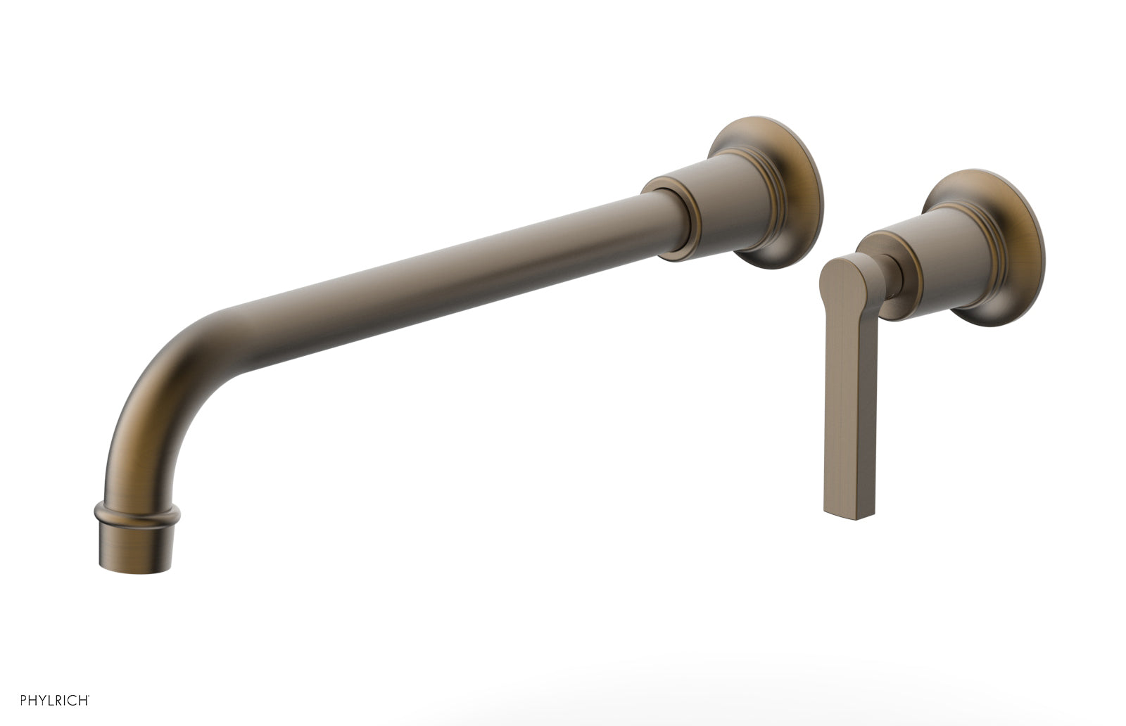 HEX MODERN 12" Single Handle Wall Lavatory Set - Lever Handle 501-18-12