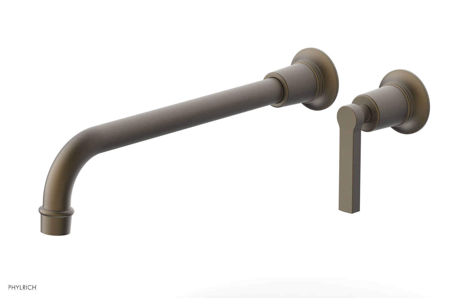 HEX MODERN 12" Single Handle Wall Lavatory Set - Lever Handle 501-18-12