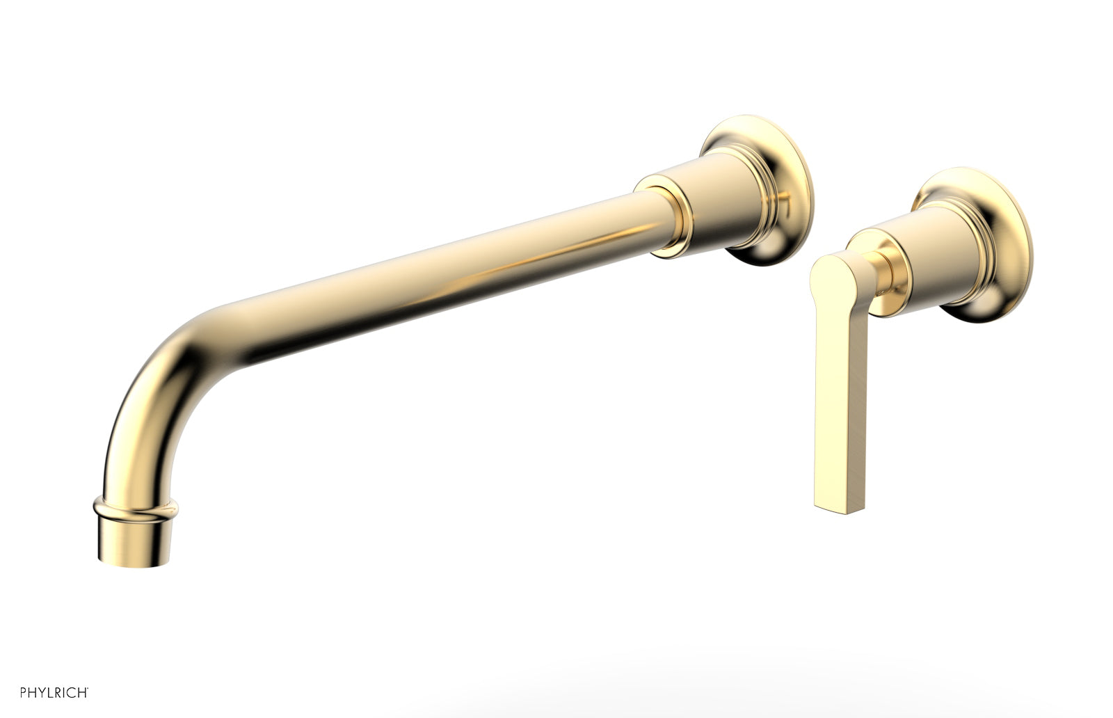 HEX MODERN 12" Single Handle Wall Lavatory Set - Lever Handle 501-18-12