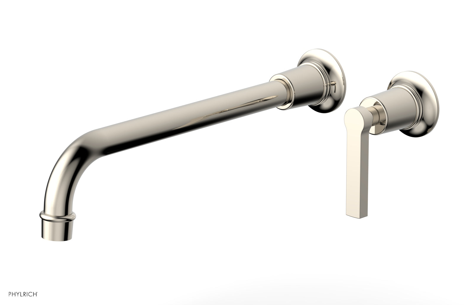 HEX MODERN 12" Single Handle Wall Lavatory Set - Lever Handle 501-18-12