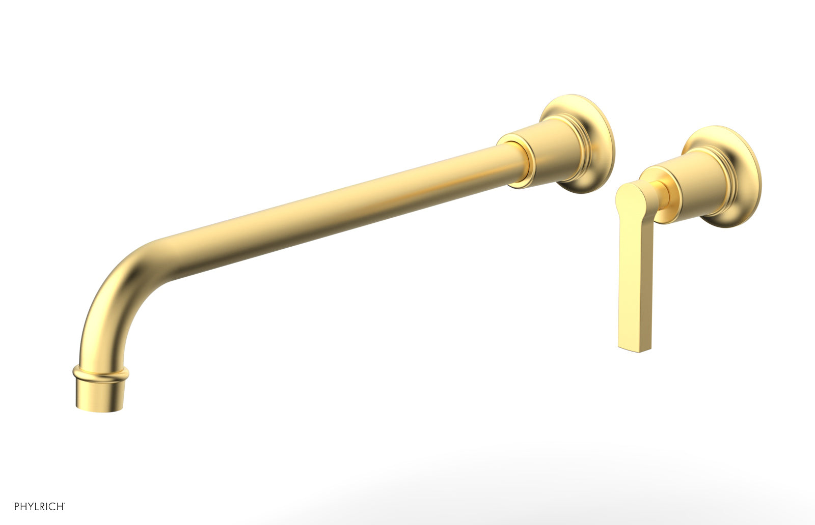 HEX MODERN 14" Single Handle Wall Lavatory Set - Lever Handle 501-18-14