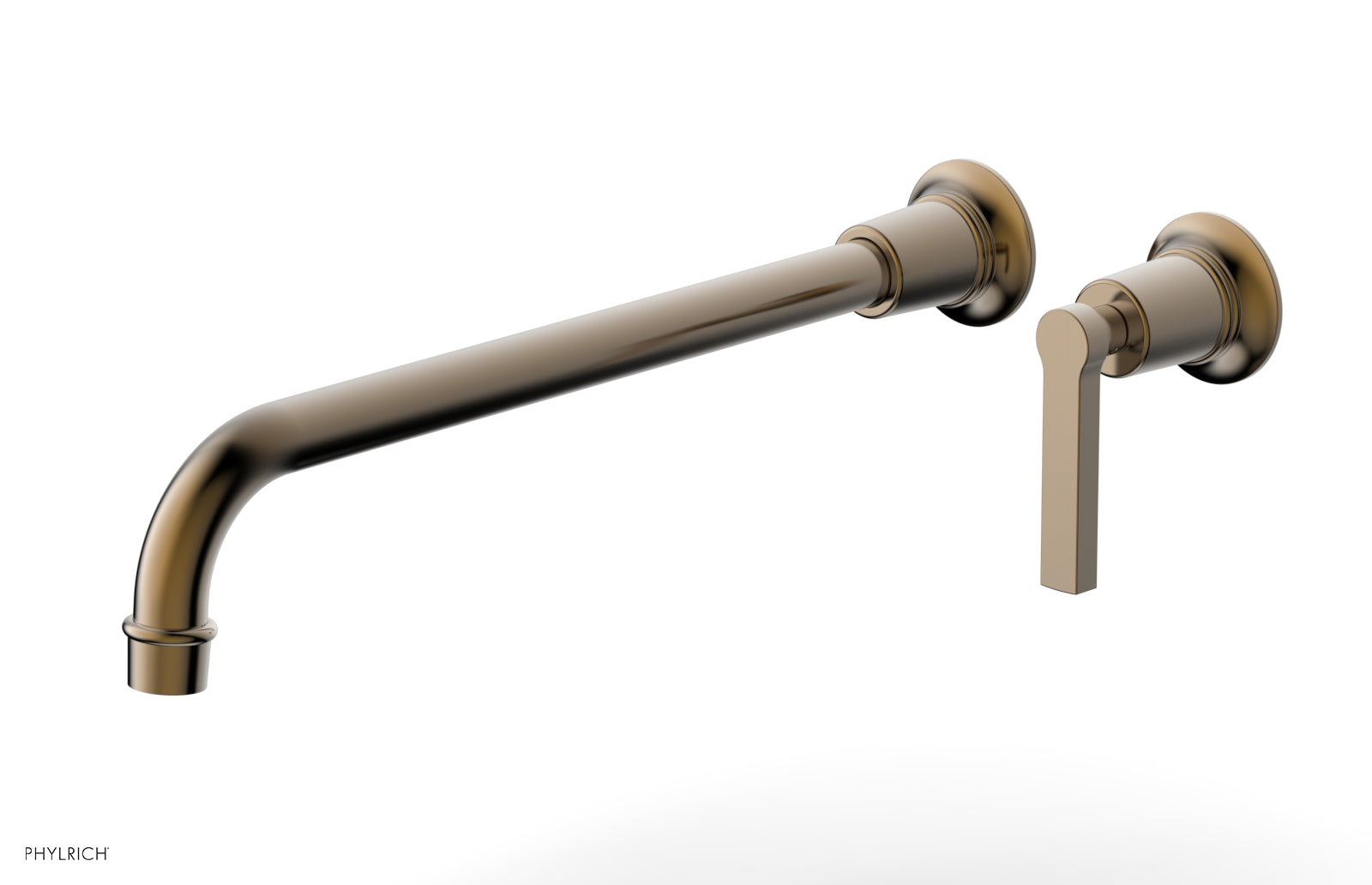 HEX MODERN 14" Single Handle Wall Lavatory Set - Lever Handle 501-18-14