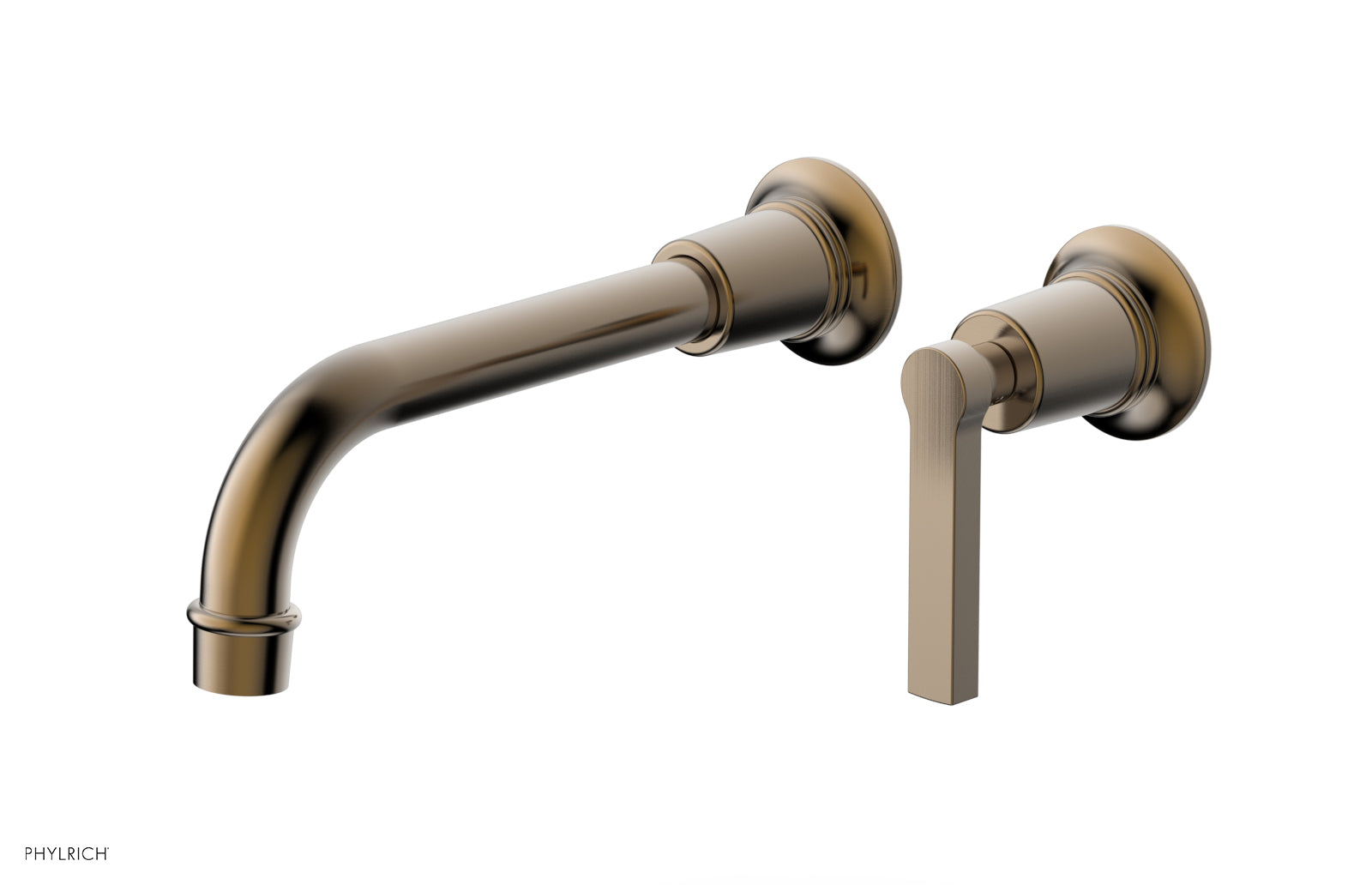 HEX MODERN Single Handle Wall Lavatory Set - Lever Handle 501-18