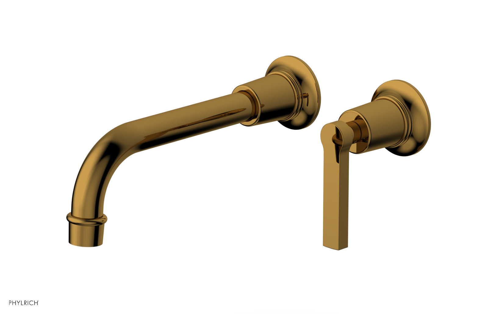 HEX MODERN Single Handle Wall Lavatory Set - Lever Handle 501-18