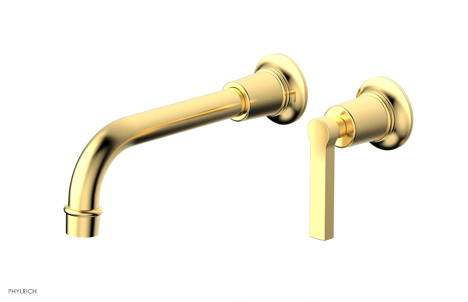 HEX MODERN Single Handle Wall Lavatory Set - Lever Handle 501-18