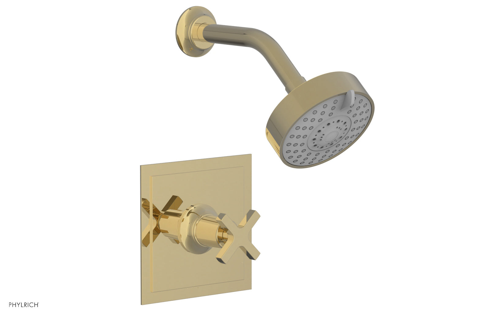 HEX MODERN Pressure Balance Shower Set - Cross Handle 501-21
