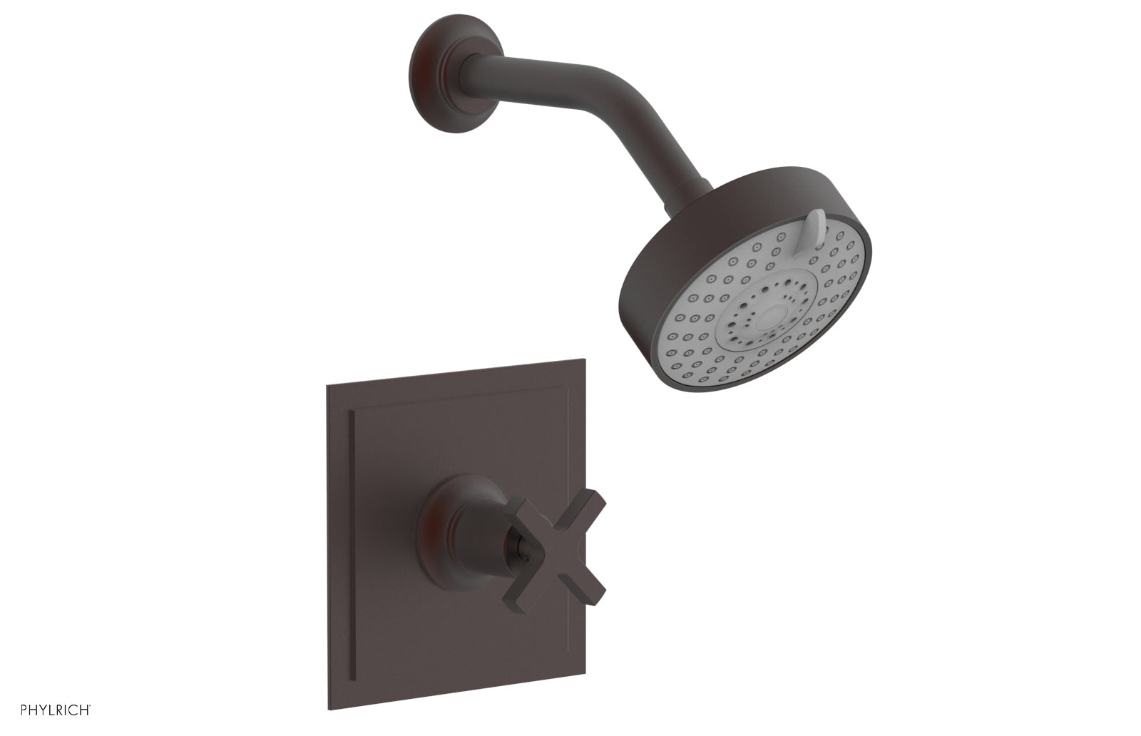 HEX MODERN Pressure Balance Shower Set - Cross Handle 501-21