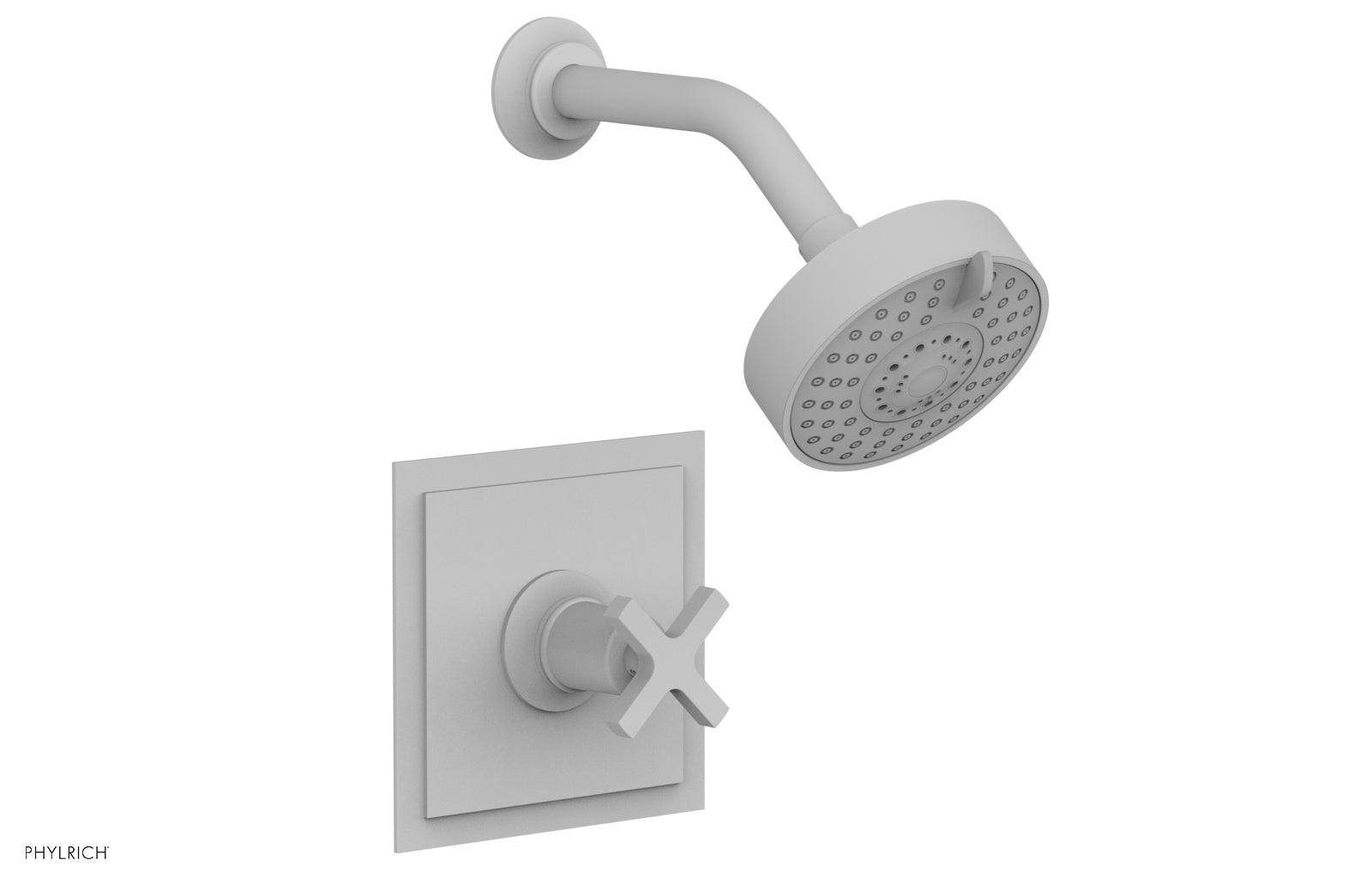 HEX MODERN Pressure Balance Shower Set - Cross Handle 501-21