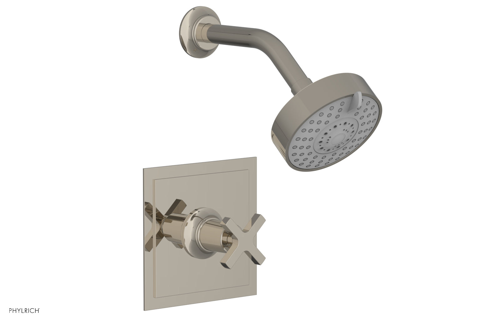 HEX MODERN Pressure Balance Shower Set - Cross Handle 501-21