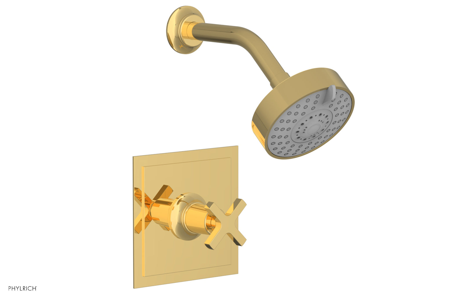 HEX MODERN Pressure Balance Shower Set - Cross Handle 501-21