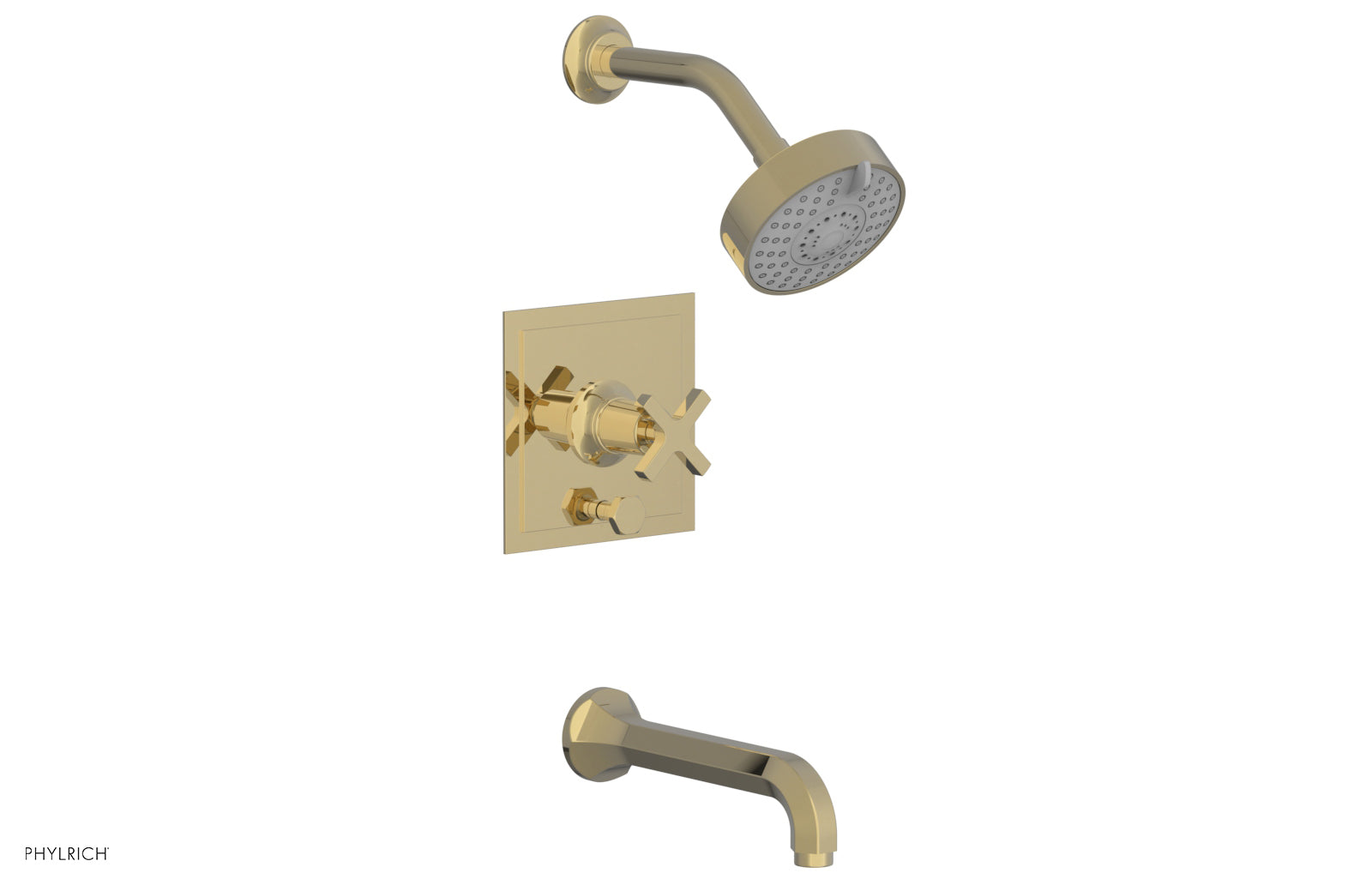 HEX MODERN Pressure Balance Tub and Shower Set 501-26