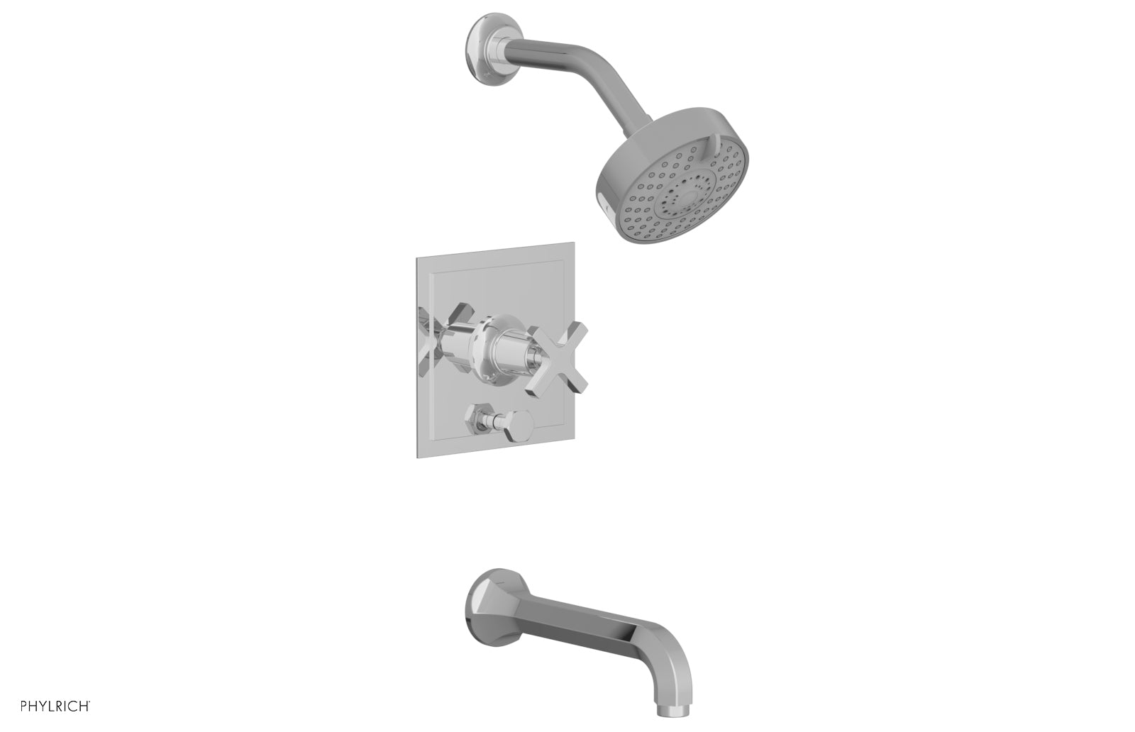 HEX MODERN Pressure Balance Tub and Shower Set 501-26
