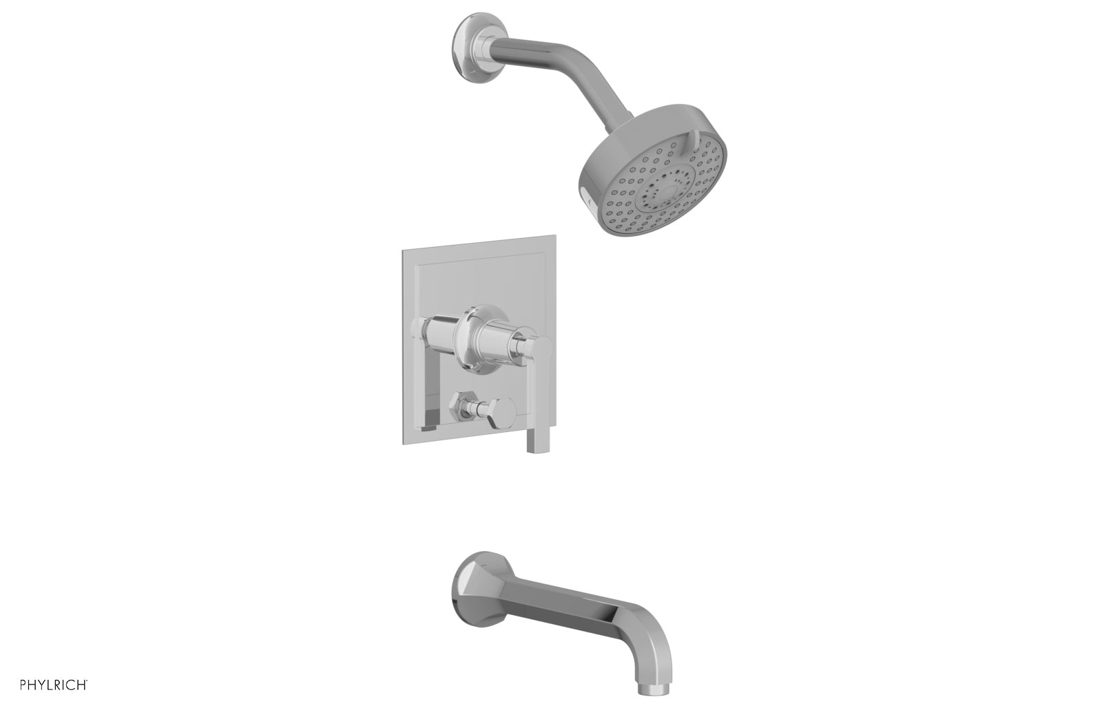 HEX MODERN Pressure Balance Tub and Shower Set 501-27