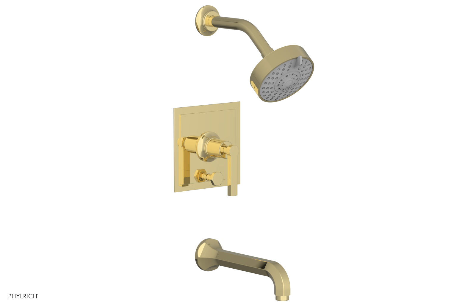 HEX MODERN Pressure Balance Tub and Shower Set 501-27