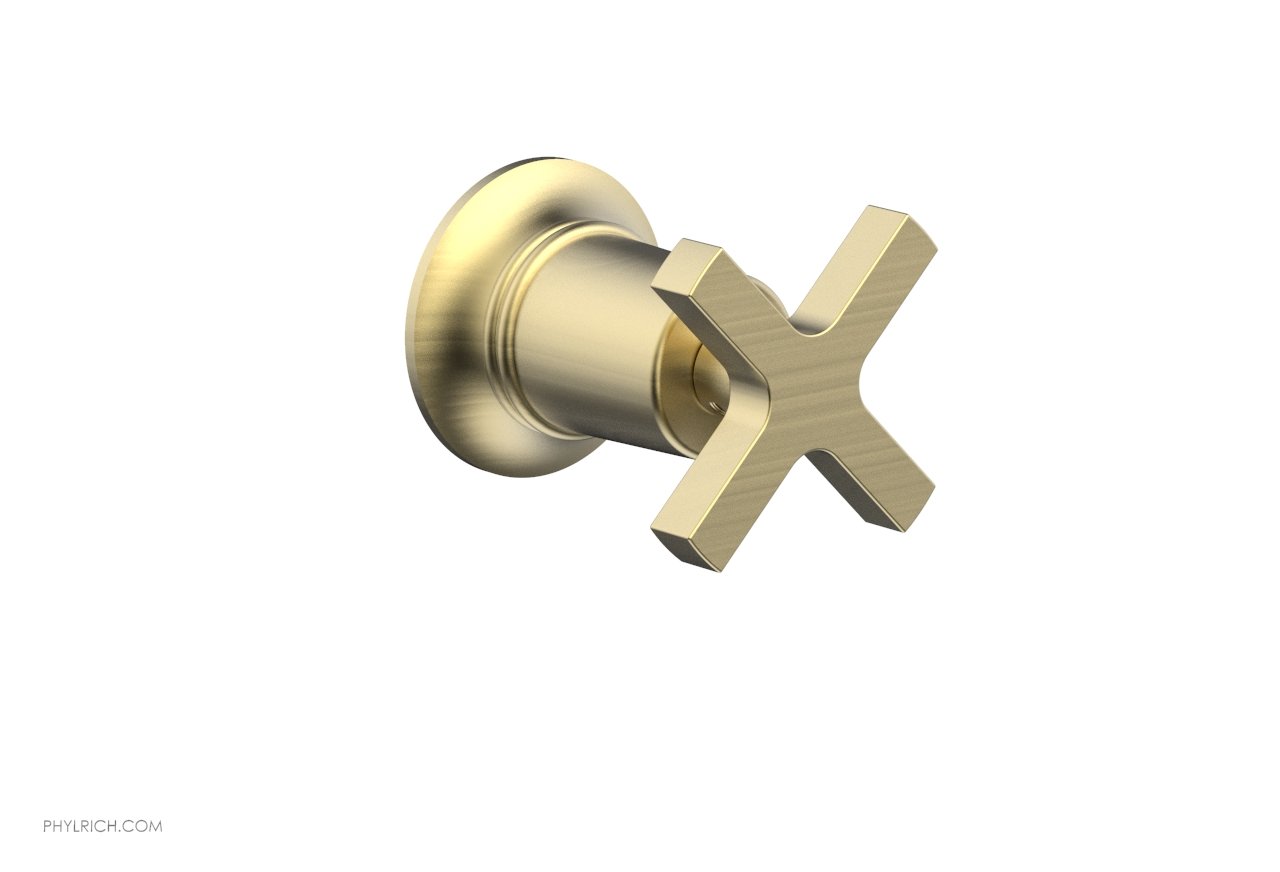 HEX MODERN Volume Control/Diverter Trim - Cross Handle 501-35