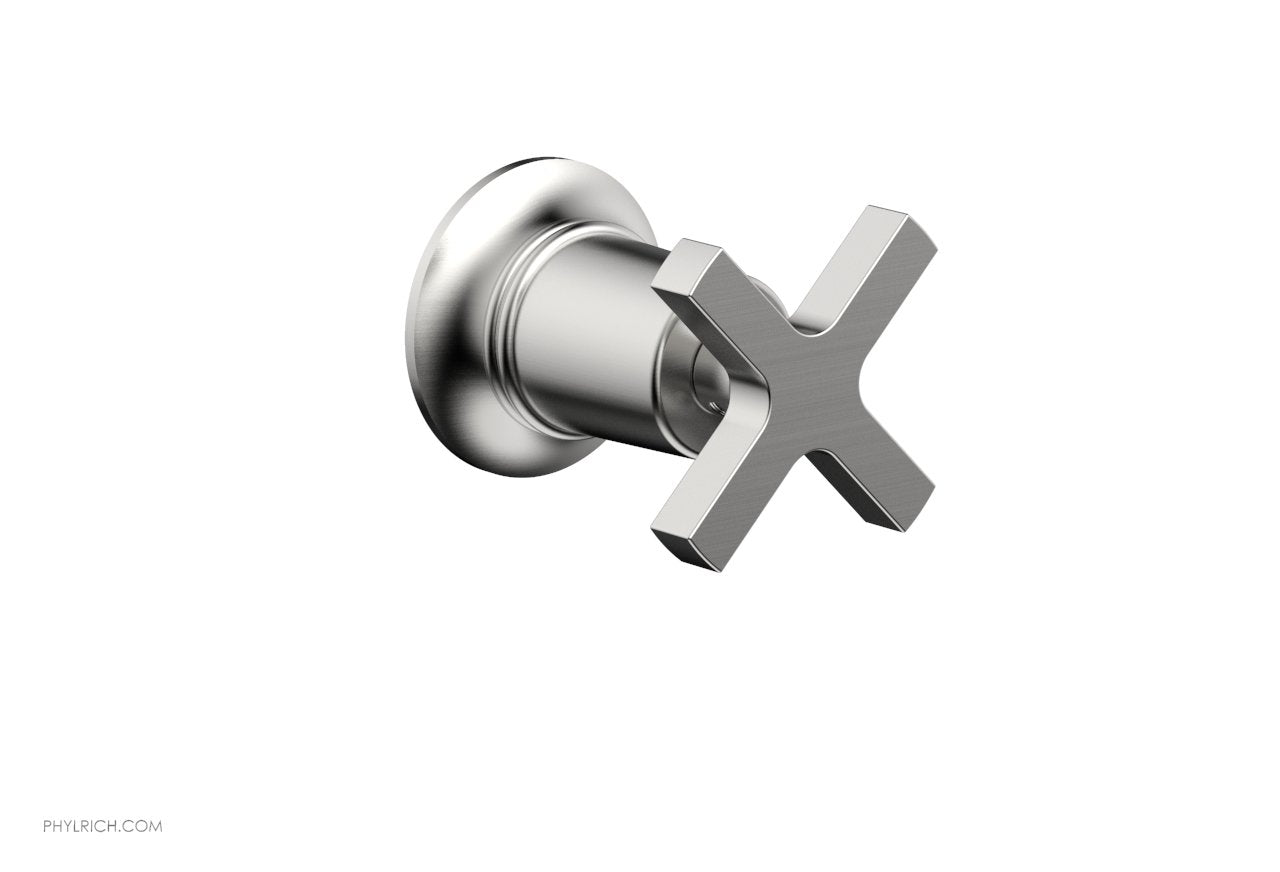 HEX MODERN Volume Control/Diverter Trim - Cross Handle 501-35