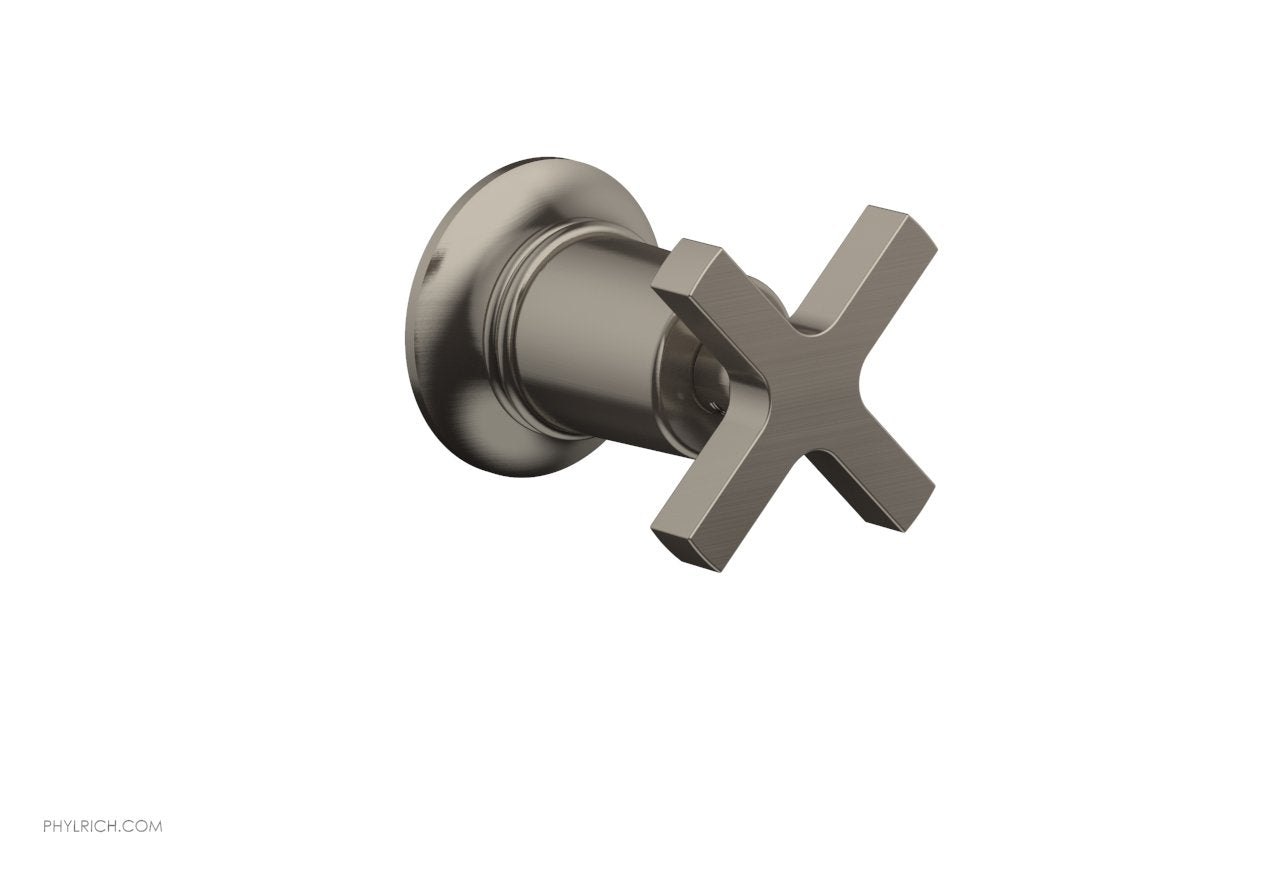 HEX MODERN Volume Control/Diverter Trim - Cross Handle 501-35