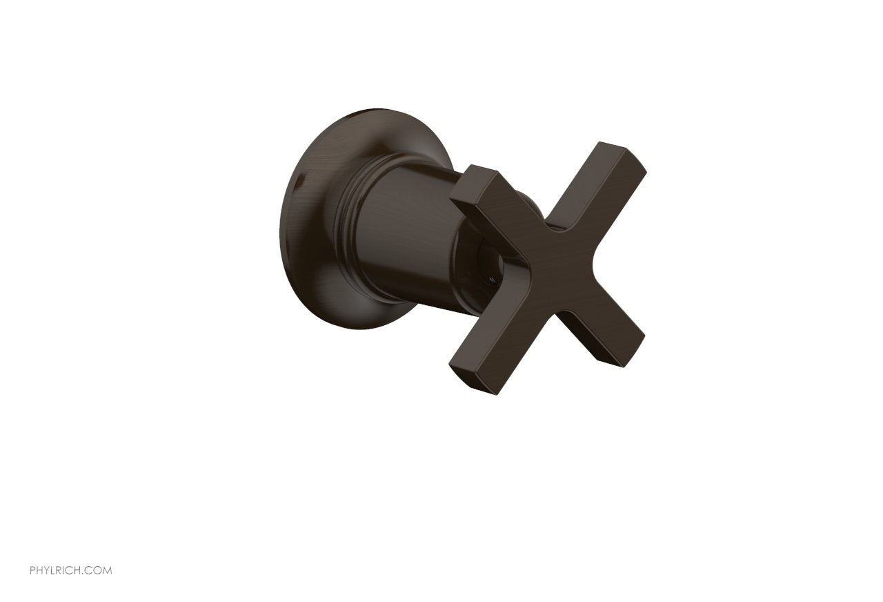 HEX MODERN Volume Control/Diverter Trim - Cross Handle 501-35