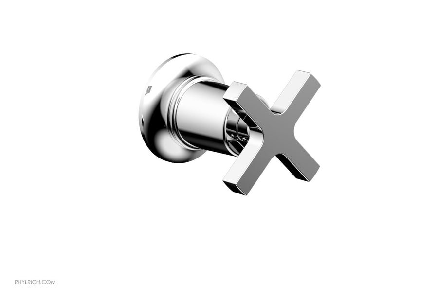 HEX MODERN Volume Control/Diverter Trim - Cross Handle 501-35