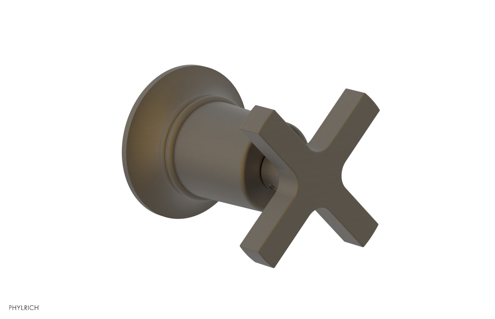 HEX MODERN Volume Control/Diverter Trim - Cross Handle 501-35