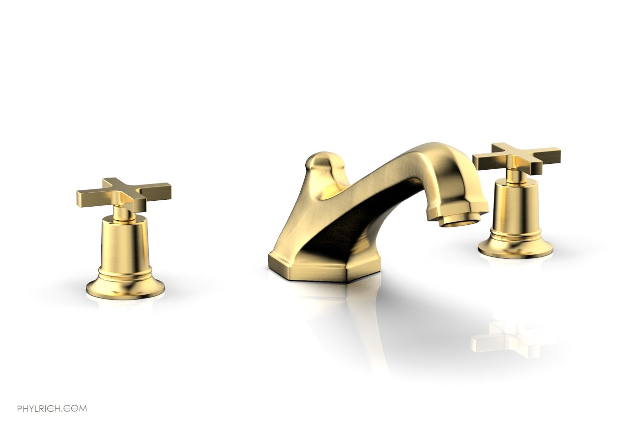 HEX MODERN Deck Tub Set - Cross Handles 501-40