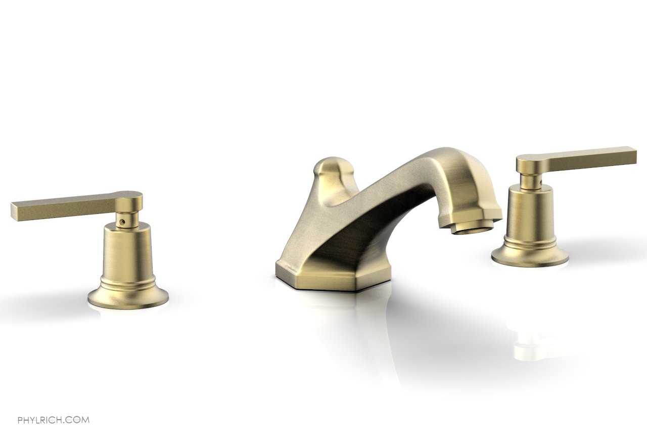 HEX MODERN Deck Tub Set - Lever Handles 501-41