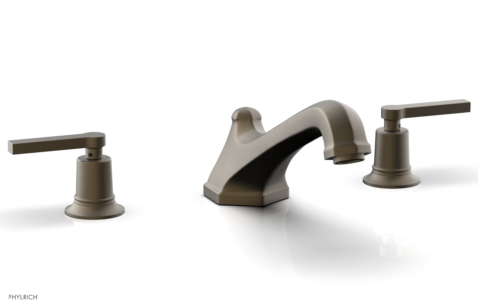 HEX MODERN Deck Tub Set - Lever Handles 501-41