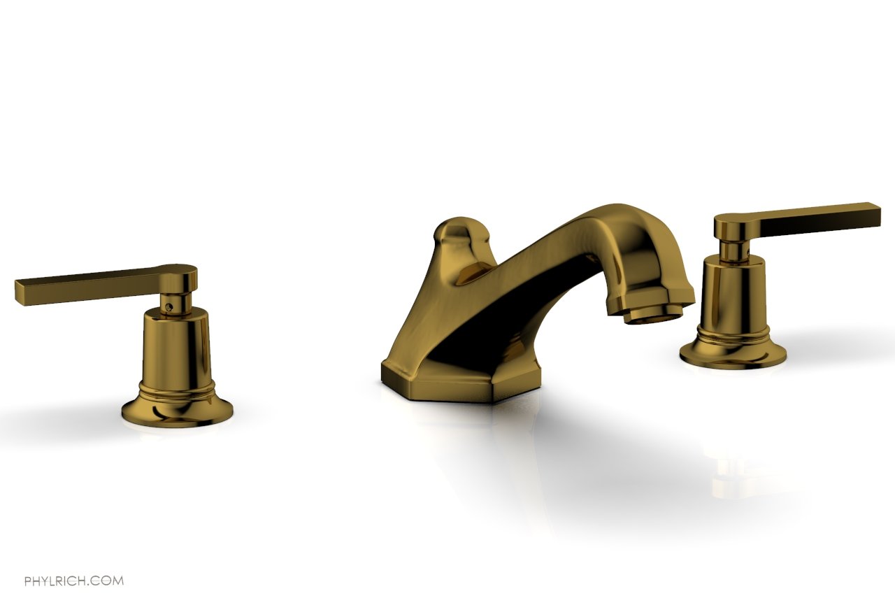 HEX MODERN Deck Tub Set - Lever Handles 501-41