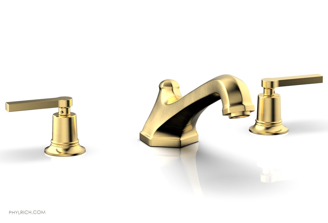 HEX MODERN Deck Tub Set - Lever Handles 501-41