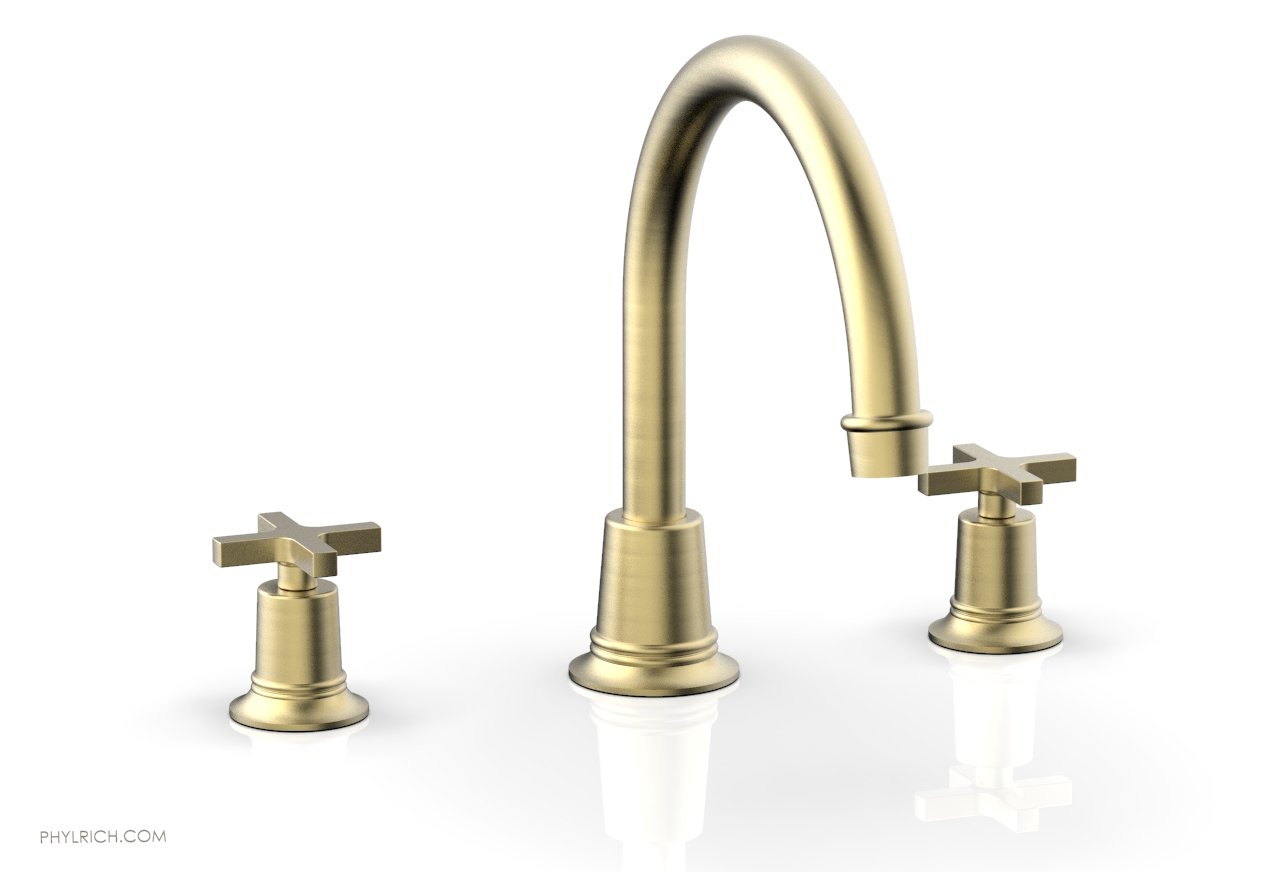 HEX MODERN Deck Tub Set - Cross Handles 501-42