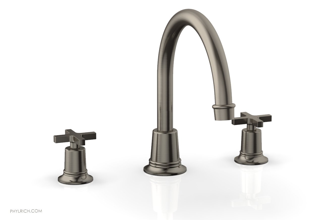 HEX MODERN Deck Tub Set - Cross Handles 501-42